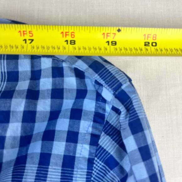 Brooks Brothers Men's XL Regent Fit Blue Plaid Button Down Long Sleeve Shirt - Picture 4 of 10